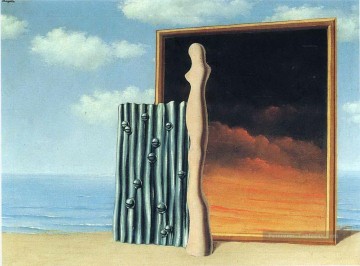 Rene Magritte Painting - composition on a seashore 1935 Rene Magritte